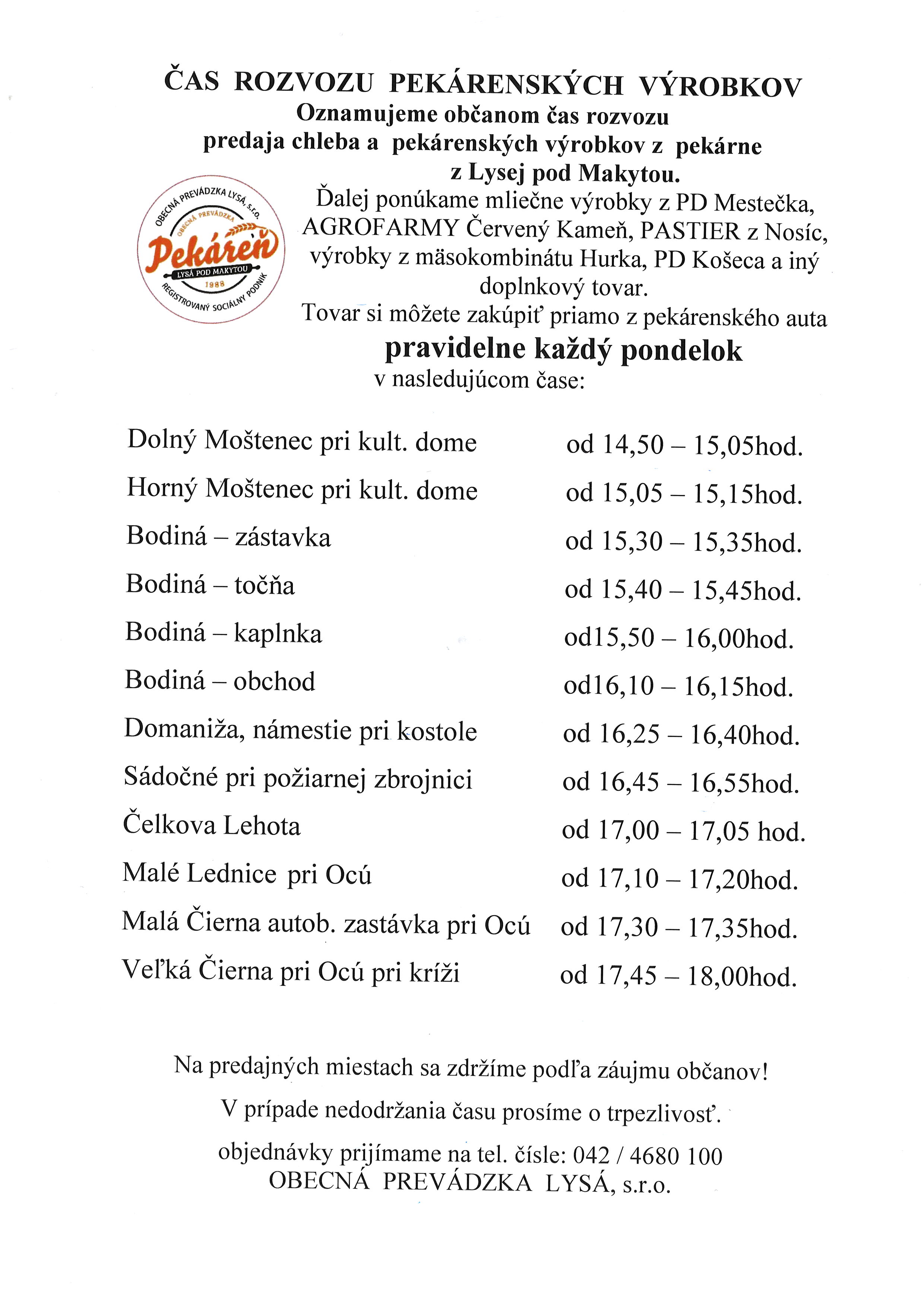 rozvoz domani�a a okolie